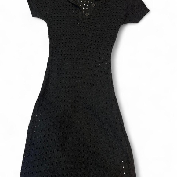 Missguided Black knit maxi dress - Picture 4 of 6